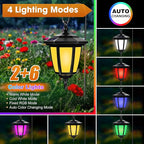 4-Pack Solar Pathway Lights, Waterproof LED Walkway Lights