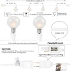 Christmas Fairy Lights, 25ft Battery Twinkle Lights