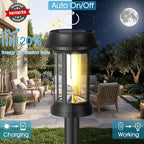 8-Pack Solar Path Lights, Outdoor Driveway LED