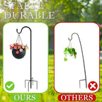 Heavy-Duty Shepherd's Hooks, 42" Garden