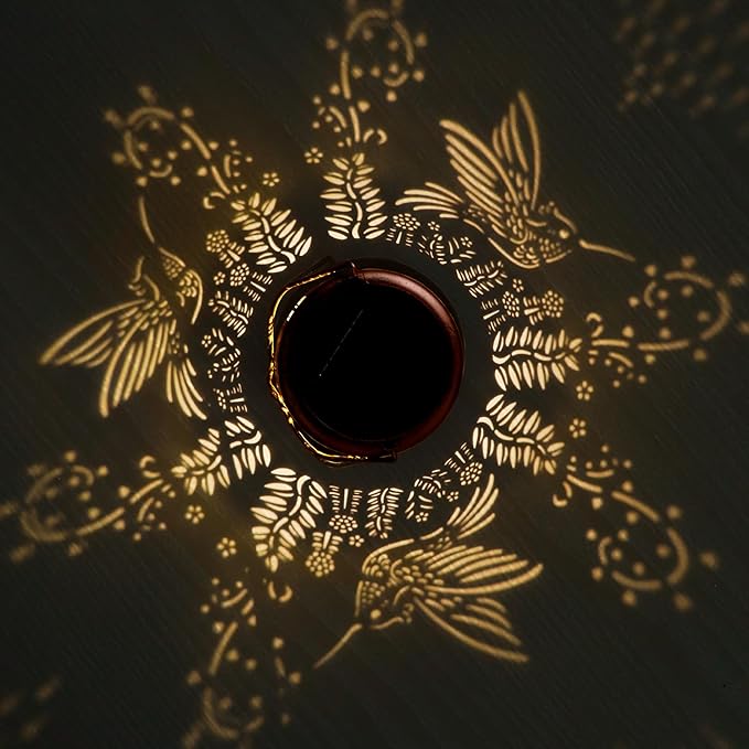 Solar Hummingbird Lanterns, Yard Hanging LED Decor