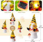 10" Solar Gnome Garden Statue Light, Outdoor Decor