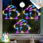 3-Pack Multicolor Backyard String Lights, Weatherproof LED