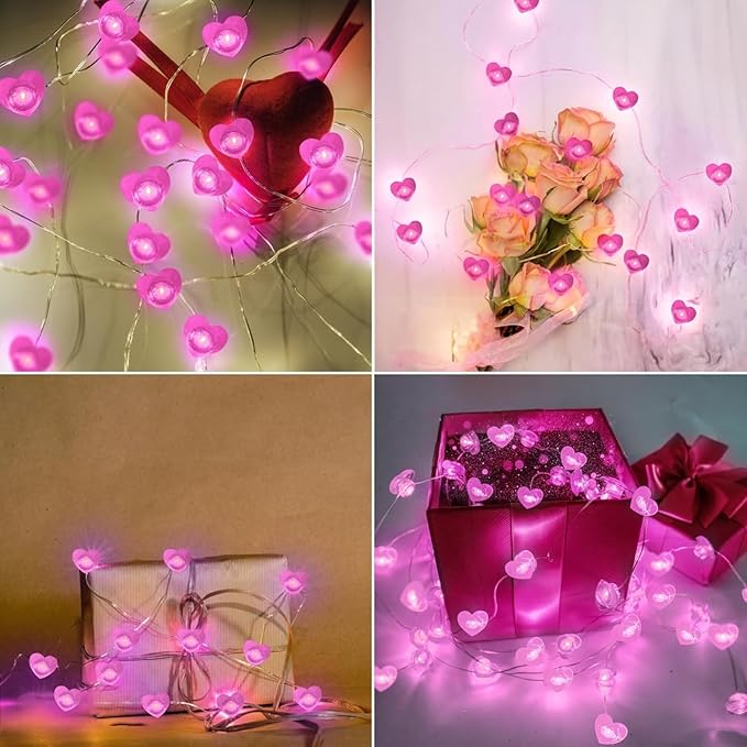 Christmas String Lights, 10ft Waterproof Twinkle Lights