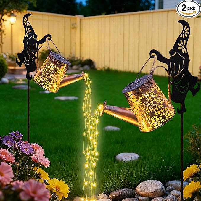 2-Pack LED Solar Novelty Garden Lights