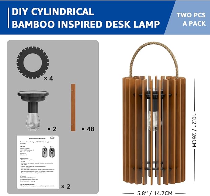 Solar Garden Lanterns, Garden Hanging LED Decor