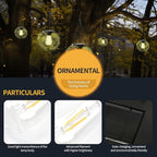 Backyard Solar Lanterns, Waterproof LED Backyard Lights
