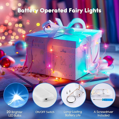 7ft Outdoor Edison String Lights, Weatherproof