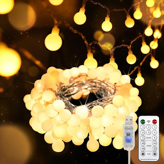 Christmas Fairy Lights, 100 LED Battery Twinkle Lights
