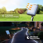 Solar Rope Lights, 66ft 200 LED Waterproof Porch Lights
