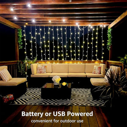 Outdoor String Lights, 10ft Waterproof LED