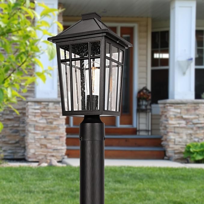 Solar Fence Post Caps 2-Pack, Yard LED