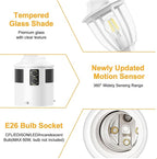 Lamp Post Light for Outdoor Posts, White Waterproof