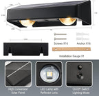 Solar Fence Lights 16-Pack, Waterproof LED