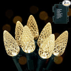 Christmas String Lights, 20ft 6 LED Waterproof Twinkle Lights