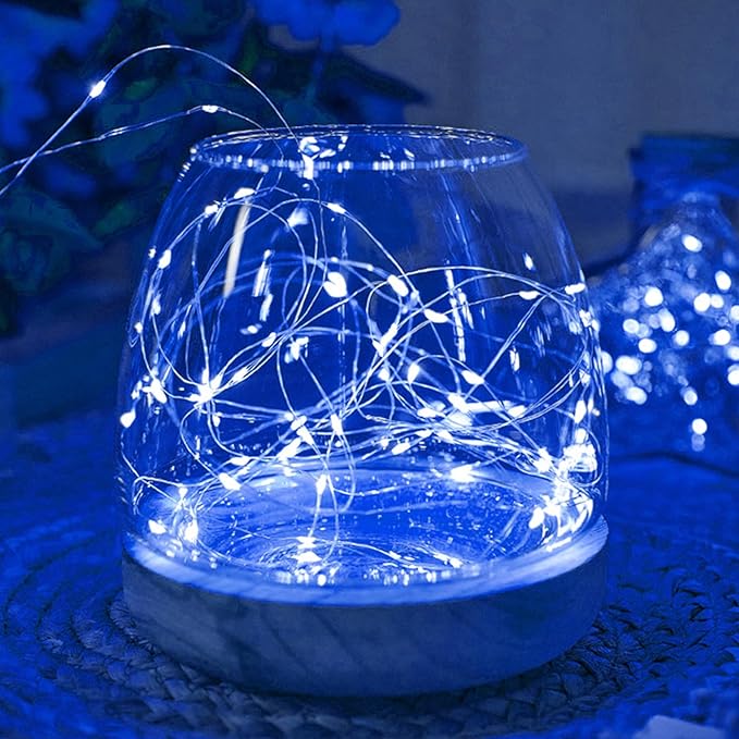 12-Pack 20 LED Christmas Twinkle Lights, 7ft Waterproof for Yard