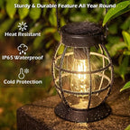 Solar Backyard Lanterns 4-Pack, Yard Hanging LED Decor