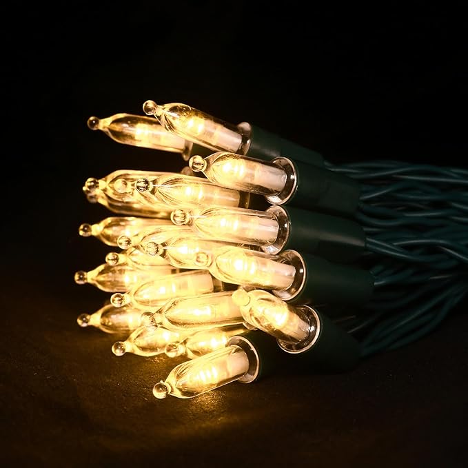 Christmas Porch String Lights, 50 LED Waterproof