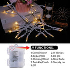 Christmas String Lights, 50 LED Waterproof Twinkle Lights
