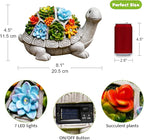 Turtle Solar Lawn Figurine Light, Waterproof