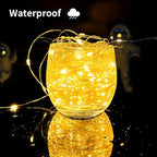 100 LED Christmas Fairy Lights, 8-Mode Waterproof
