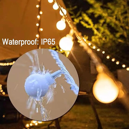 Christmas String Lights, 8ft 80 LED Waterproof Twinkle Lights
