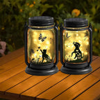 Decorative Butterfly Solar Lanterns for Patio, Waterproof LED
