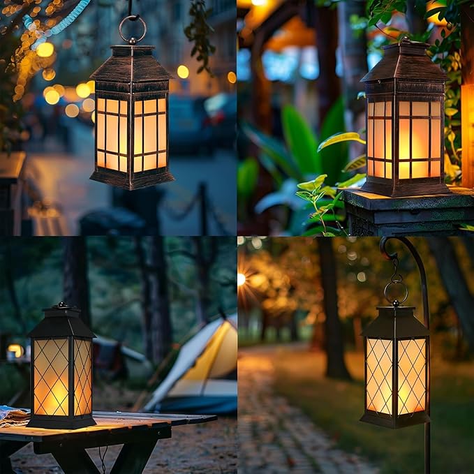 Hanging Solar Hanging Lanterns, Charming Porch Decor