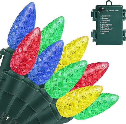 Christmas Fairy Lights, 18ft 50 LED Battery Twinkle Lights