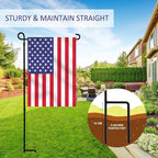 Solar Flagpole Lamp, Auto On/Off