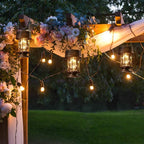 Solar Backyard Lanterns 2-Pack, Porch Hanging LED Decor