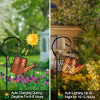 Metal Hummingbird Solar Lanterns for Garden, Waterproof LED