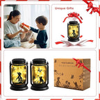 2-Pack Butterfly Solar Backyard Lanterns, Classic Waterproof LED