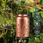 Bee Solar Lantern Set, Elegant Outdoor Lighting