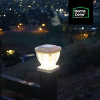Solar Post Cap Lights, White Waterproof