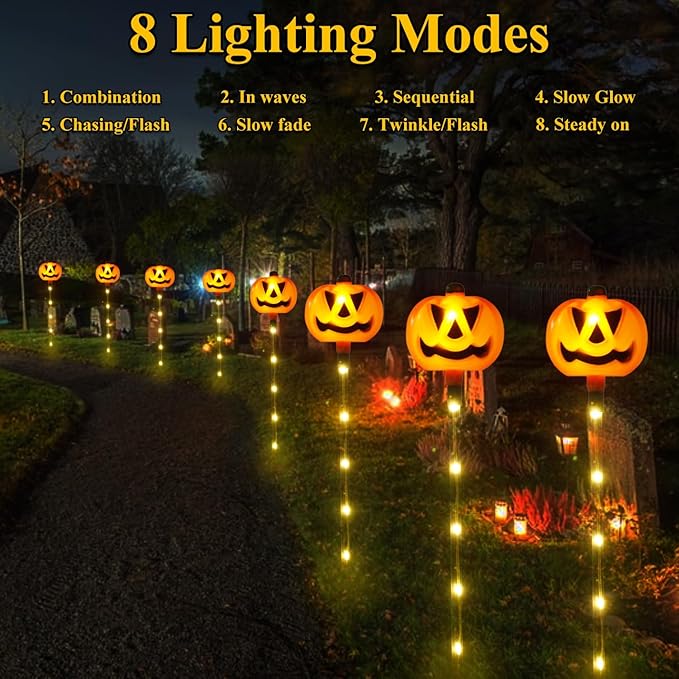 Solar Pathway Lights 6-Pack, Driveway LED