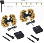 60 LED Christmas Twinkle Lights, 36ft Waterproof for Backyard