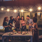 Warm White String Lights for Porch, Waterproof LED