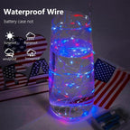 16ft White Outdoor Edison String Lights, Weatherproof