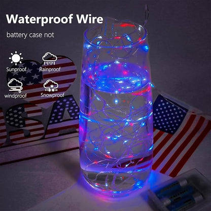 16ft White Outdoor Edison String Lights, Weatherproof
