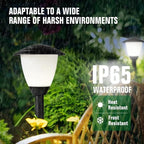 Solar Walkway Path Lights 6-Pack, IP65 Waterproof