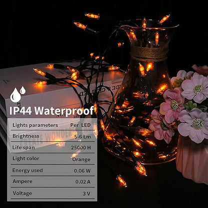 Halloween Fairy Lights, 50 LED Battery Twinkle Lights