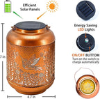 Solar Hummingbird Lanterns, Yard Hanging LED Decor