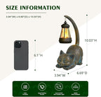 Cat Solar Lawn Figurine Light, Waterproof