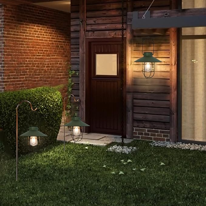 Backyard Solar Lanterns, Waterproof LED Backyard Lights