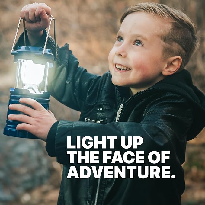 4-Pack Multi-Function Rechargeable Camping Lantern
