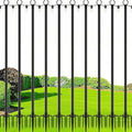 10-Pack 10ft Metal Light Poles for Patio, Heavy-Duty