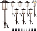 8-Pack Solar Path Lights, Outdoor Walkway LED