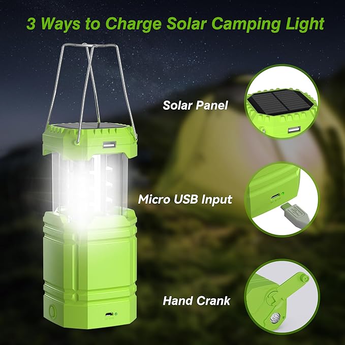 Rechargeable LED Camping Lantern, Portable