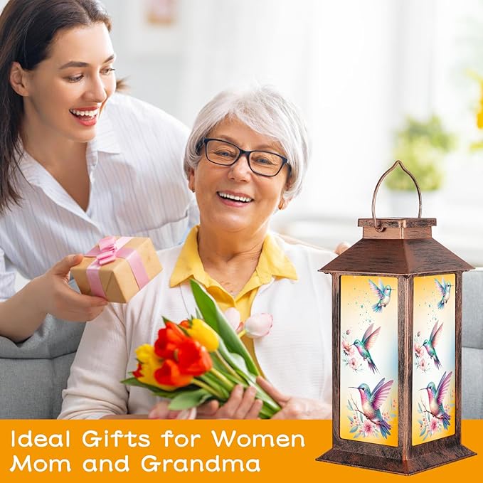 Solar Hanging Lanterns, Bronze, 3 LED, Waterproof, Perfect for Garden Decor, Outdoor Gatherings, and Gifting
